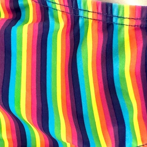 OP juniors rainbow stripe bikini bottoms - Picture 7 of 8